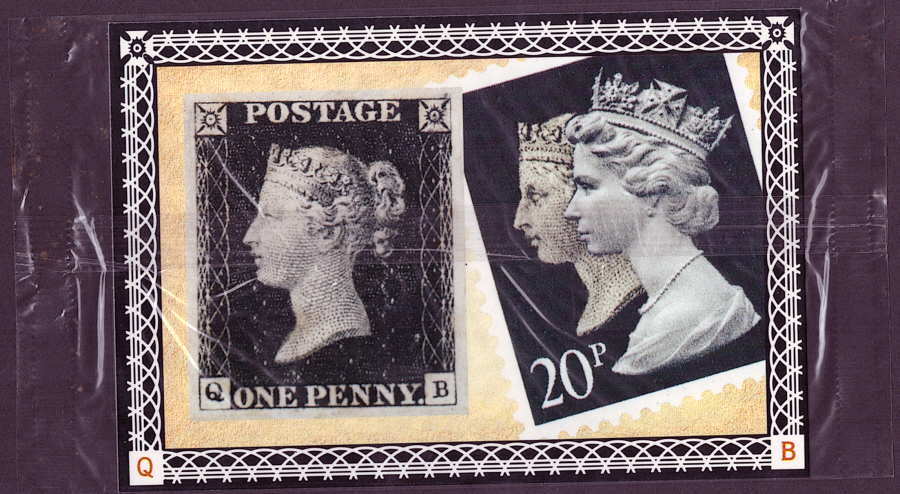 (image for) 1990 Penny Black Anniversary Quick Brew Sealed Promotional Postcard & 15p Stamp. Card number 6.